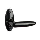 No. 6634BLK<br />&quot;Dudok&quot; styled lever with small oval back-plate