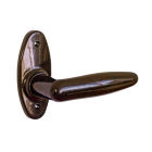 No. 6635MOT<br />&quot;Dudok&quot; style lever handle on oval back-plate