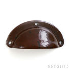 No. 6305MOT<br />Walnut Brown Vintage style Bakelite Drawer Pull