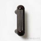 No. 6301MOT<br />Walnut Brown Bakelite Vintage style Deco Pull