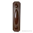 No. 6270-MOT<br />Walnut Brown Bakelite Finger Plate