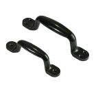 Nos. 6201BLK and 6203BLK<br />Bakelite pull handles - 2 sizes