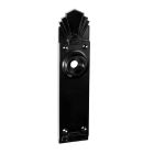 No. 6090BLK<br />Black Bakelite what we call &quot;fan top&quot; back plate without keyhole