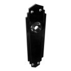 No. 6095BLK<br />Black Bakelite back plate with strong Art Deco influence. Stunning.