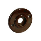 No. 6065MOT<br />Walnut Brown Bakelite Circular Back-plate only