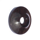 No. 6067BLK<br />Concealed fixing round back-plate - often used with the &quot;Dudok&quot; lever handle