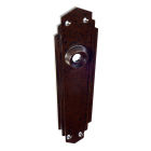 No. 6095MOT<br />Walnut Brown Bakelite Art Deco  back plate without keyhole